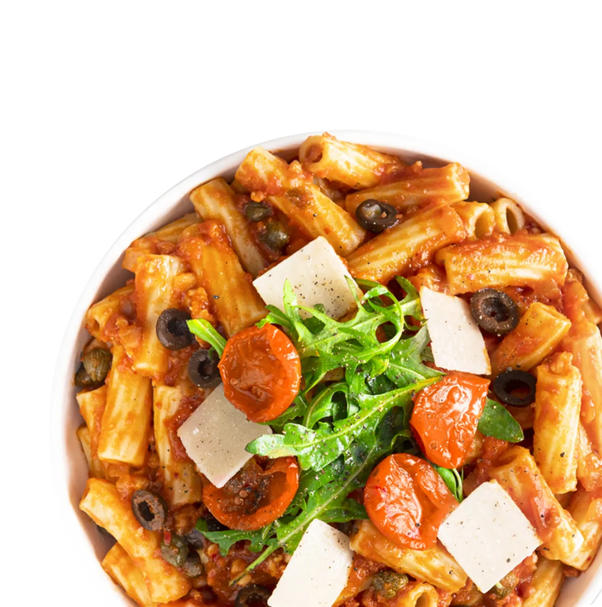 A bowl of pasta